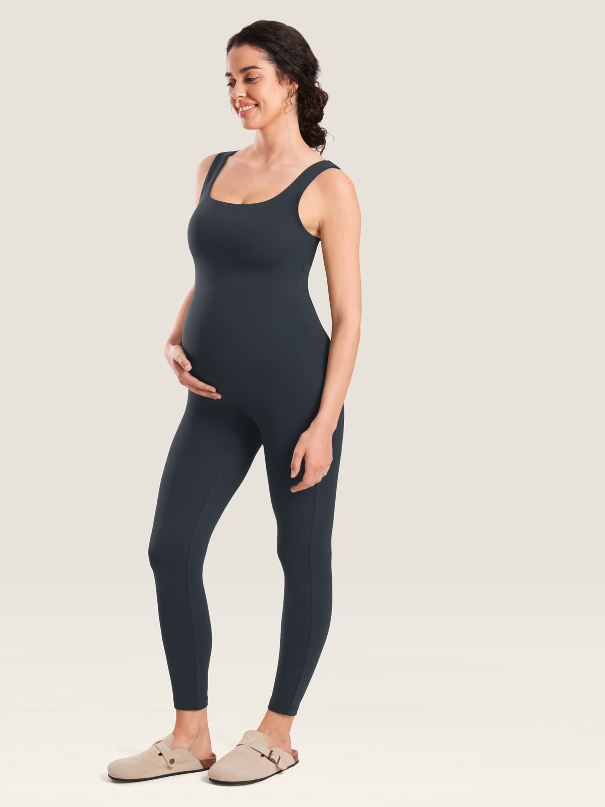 Natrelax® Maternity Jumpsuit 25" True Navy