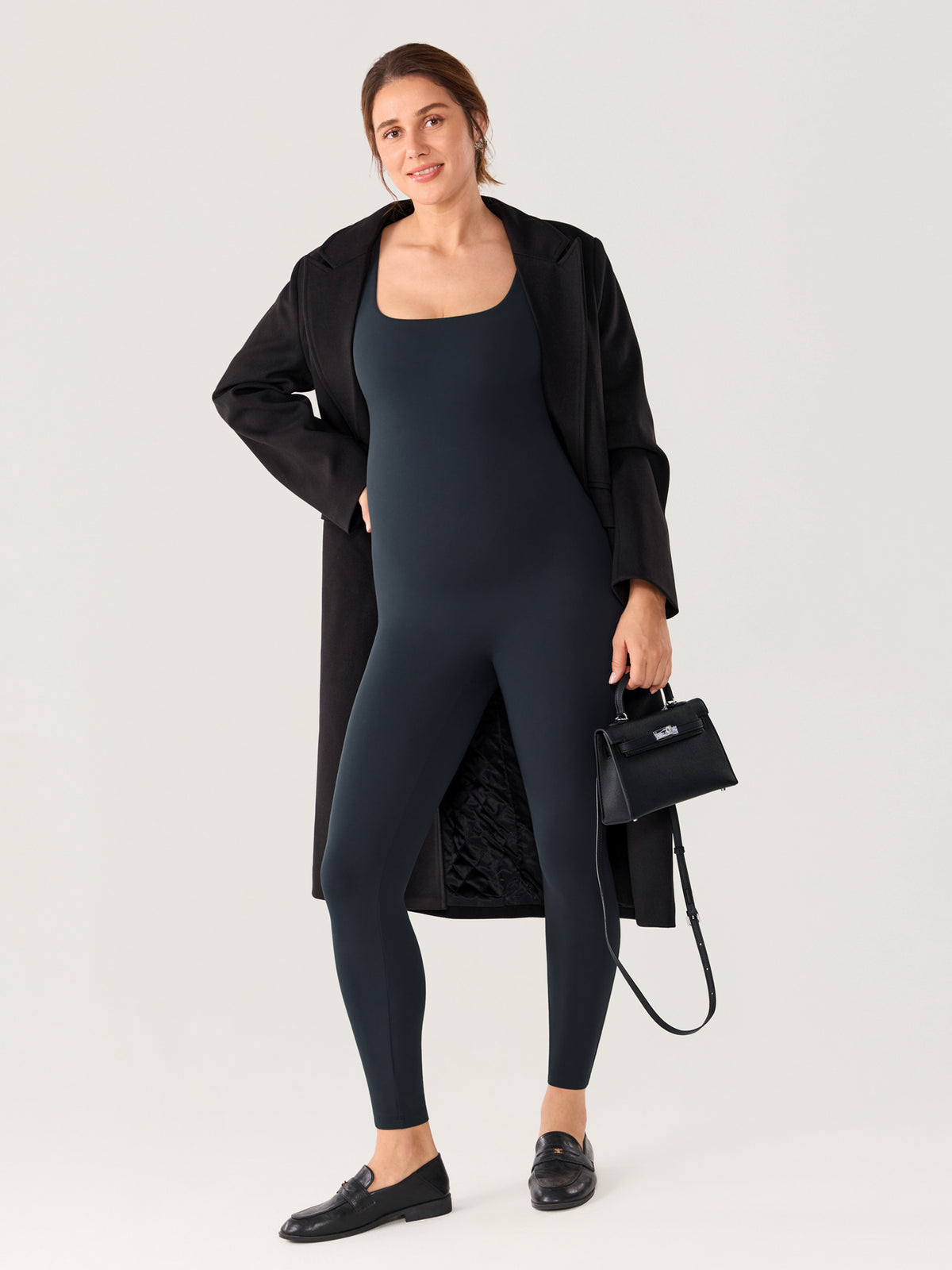 Natrelax® Maternity Jumpsuit 25" True Navy
