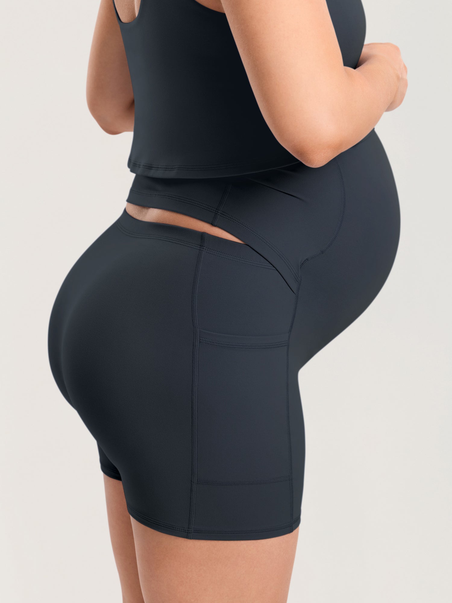 Natrelax® Maternity Mini Dress - Easy Peezy True Navy