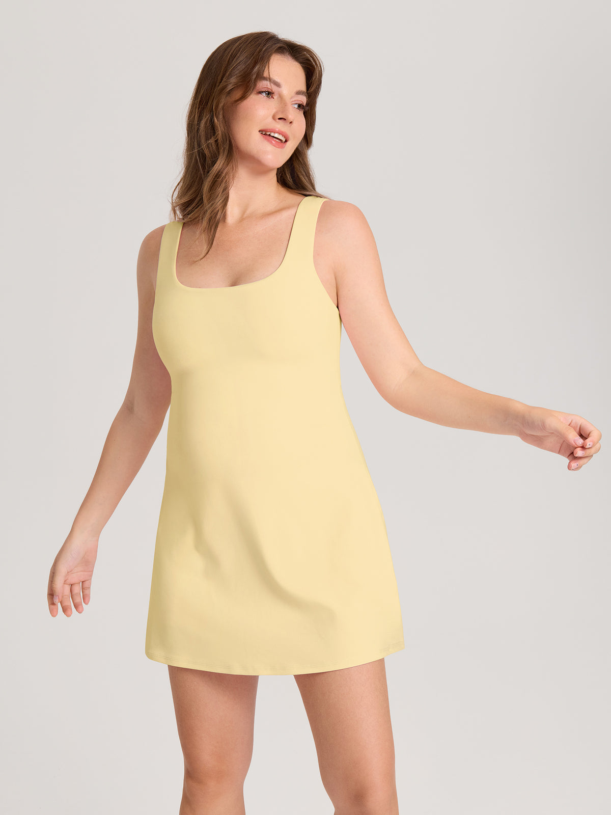Natrelax® Maternity Mini Dress - Easy Peezy Butter