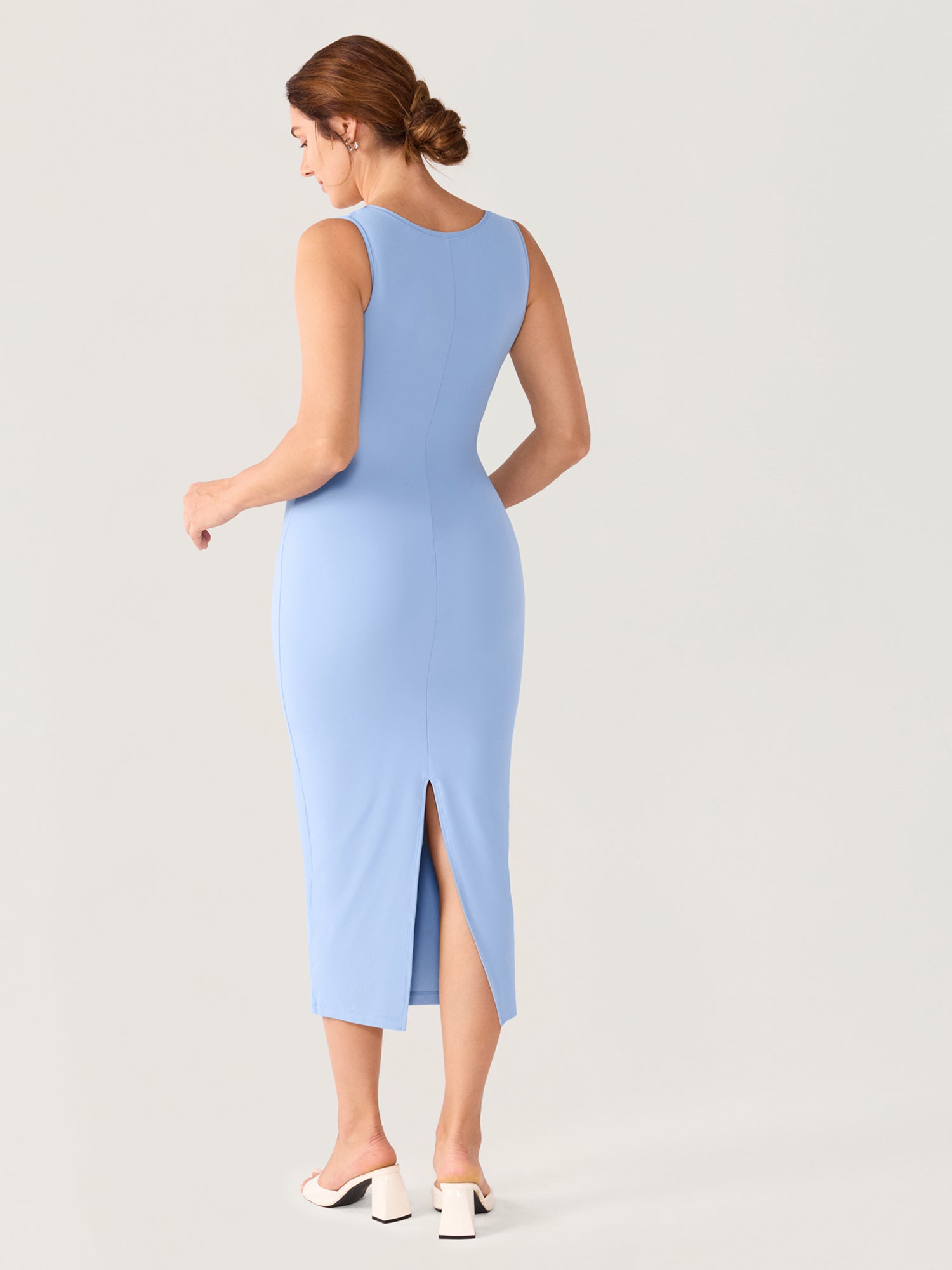 Natrelax® Maternity & Nursing Babycon Maxi Dress Moonlight Blue