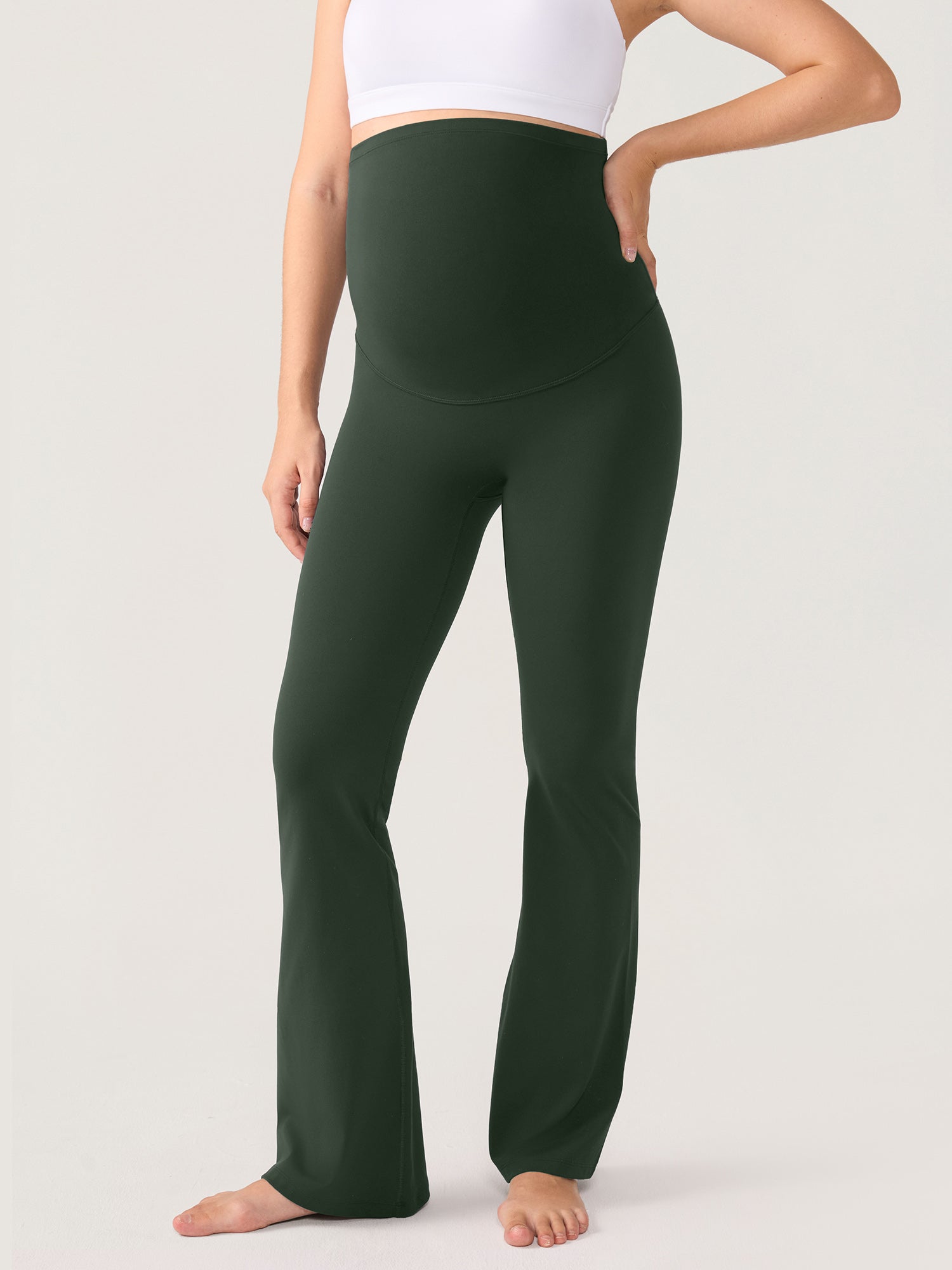 Natrelax® No Front Seam Maternity Flare Leggings 29.5"