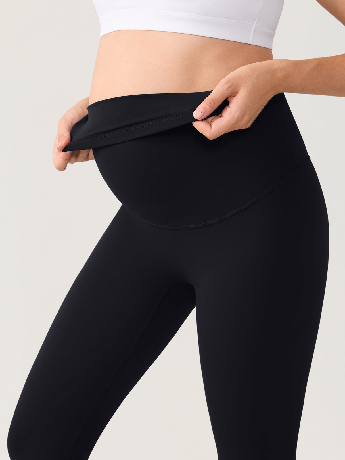 Natrelax® No Front Seam Maternity Flare Leggings 33.5"