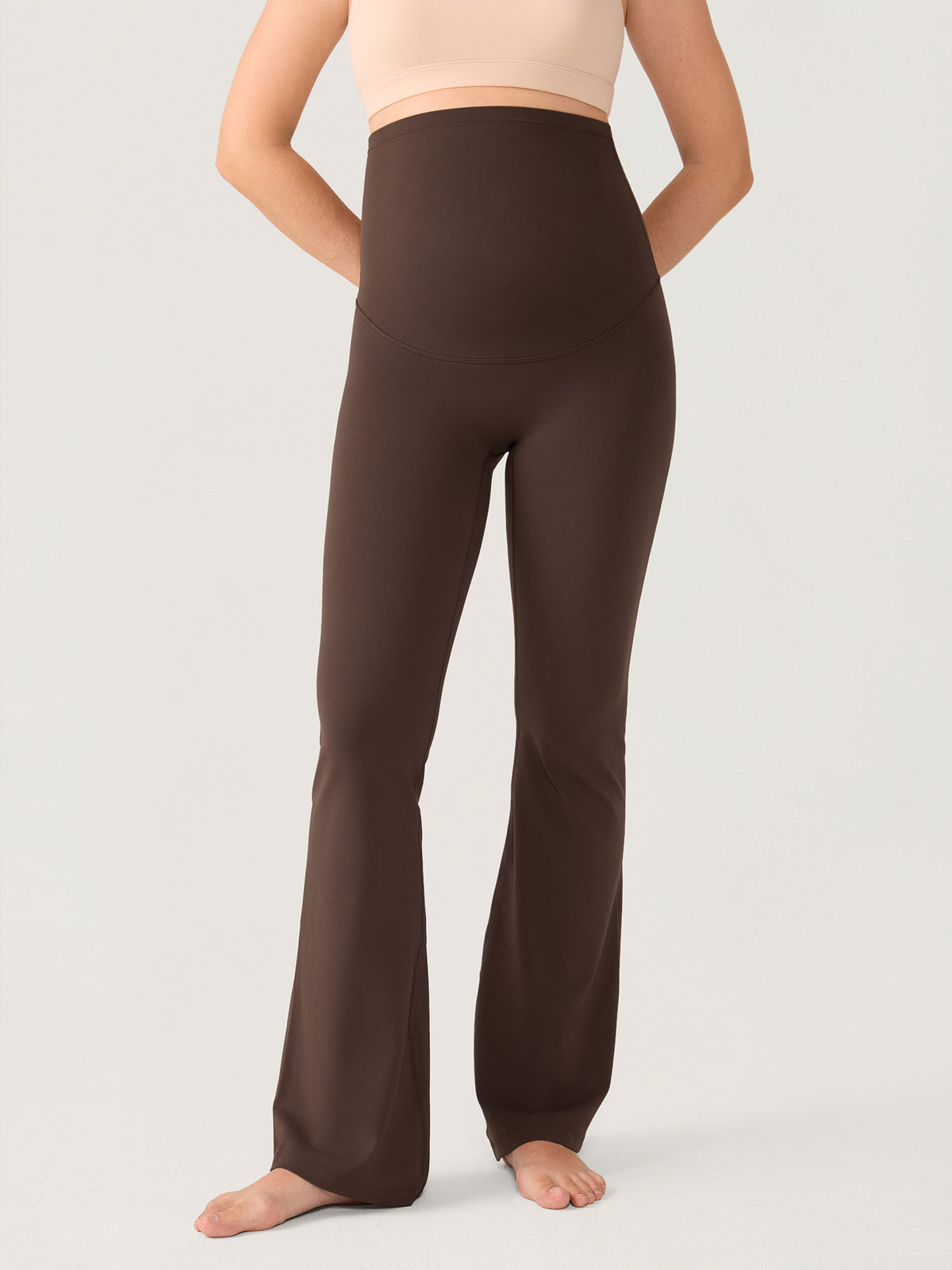 Natrelax® No Front Seam Maternity Flare Leggings 33.5"