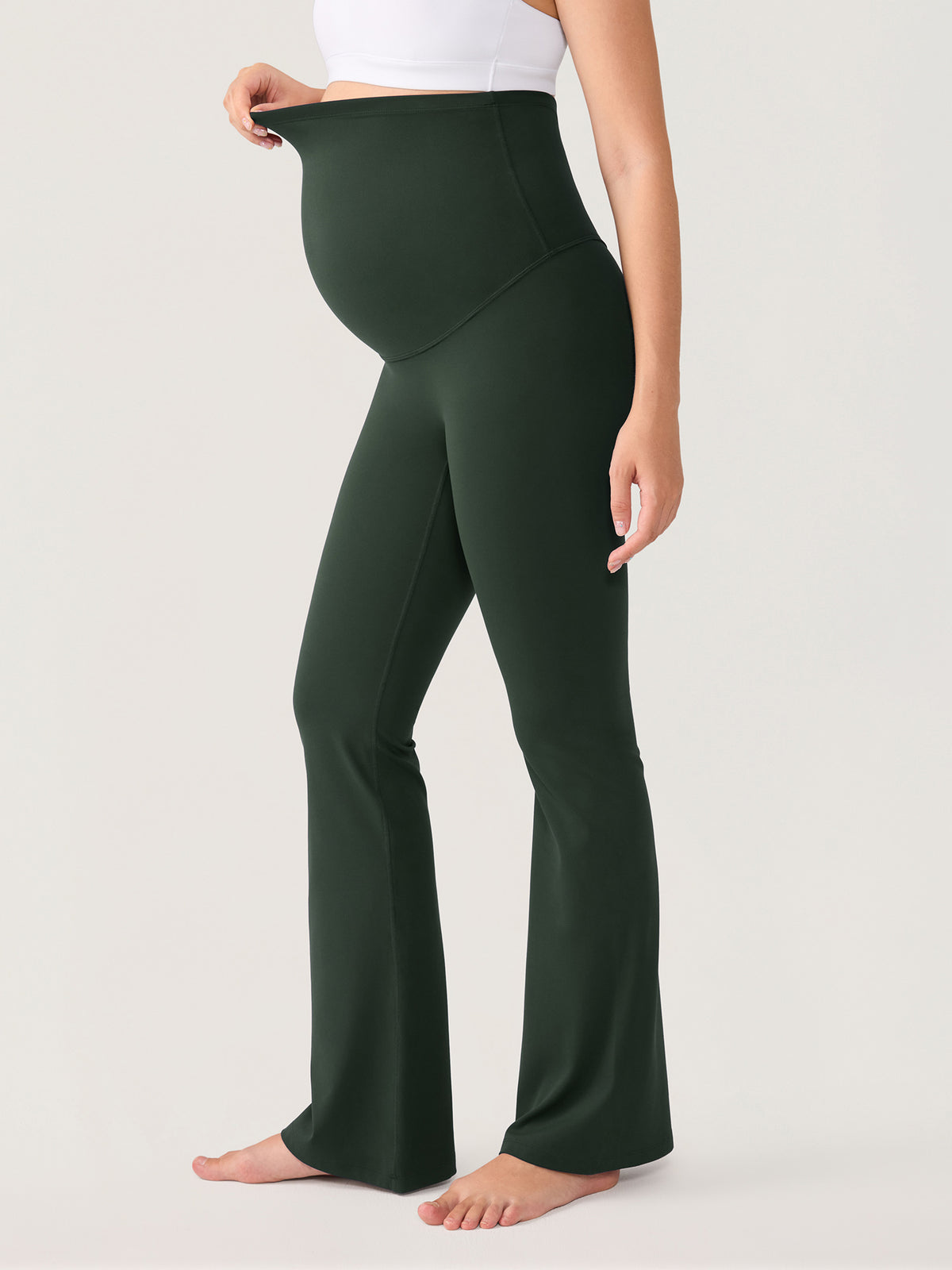 Natrelax® No Front Seam Maternity Flare Leggings 33.5"