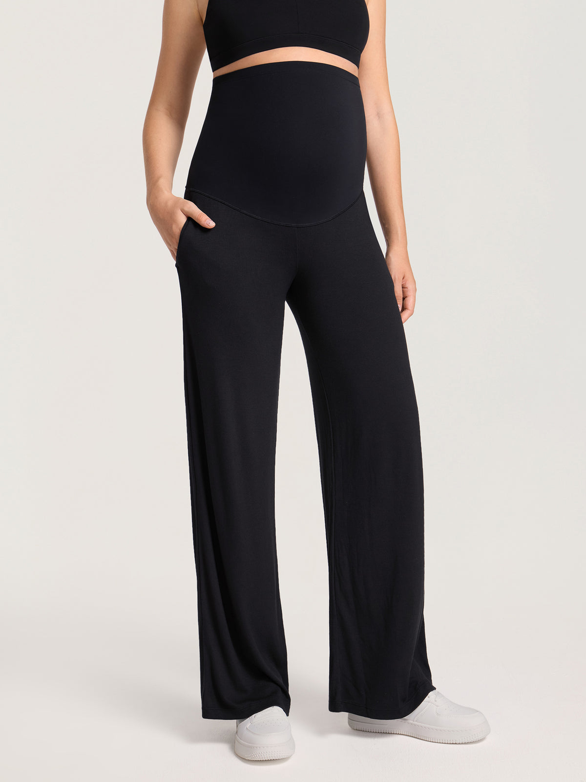 Ribbed Modal Maternity Lounge Pants 30"