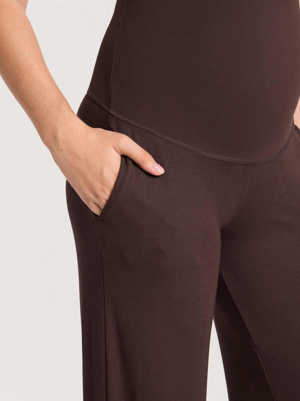 Cotton Rib Maternity Lounge Pants 30"