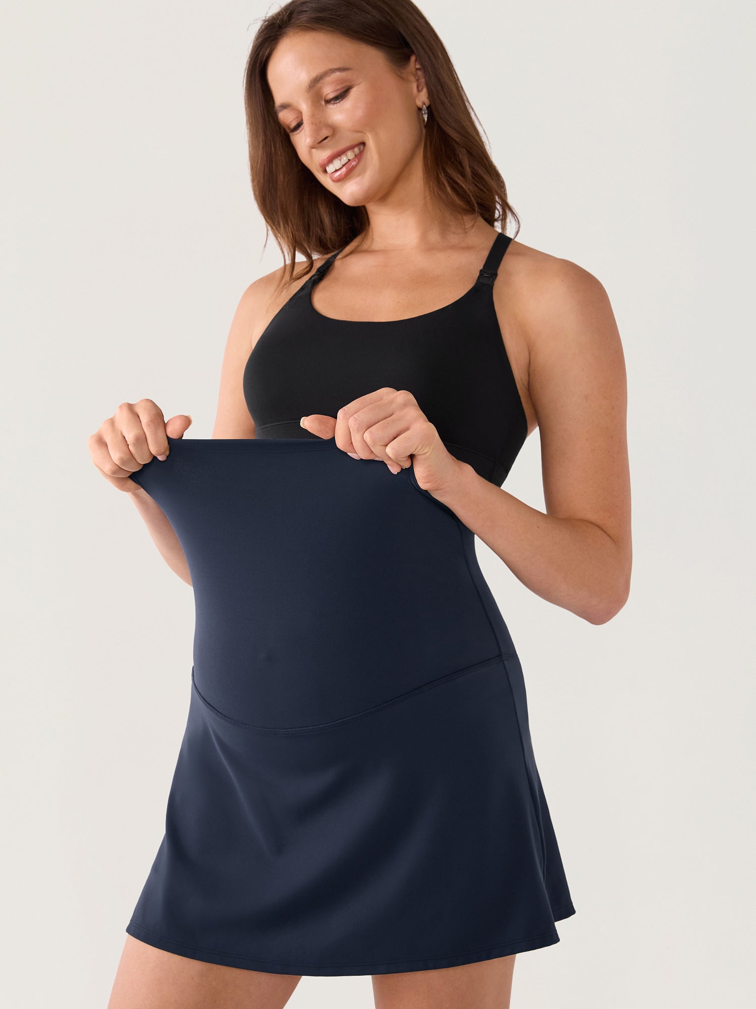 Natrelax® A-Lined Maternity Skirts Twilight Blue