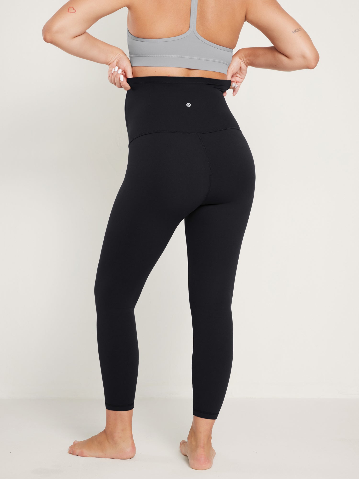 Natrelax® Maternity Leggings 25" - Super High Waist Black