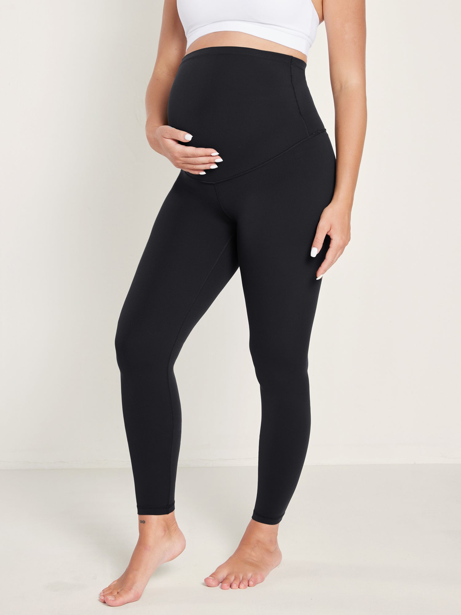 Natrelax® Maternity Leggings 28" - Super High Waist Black