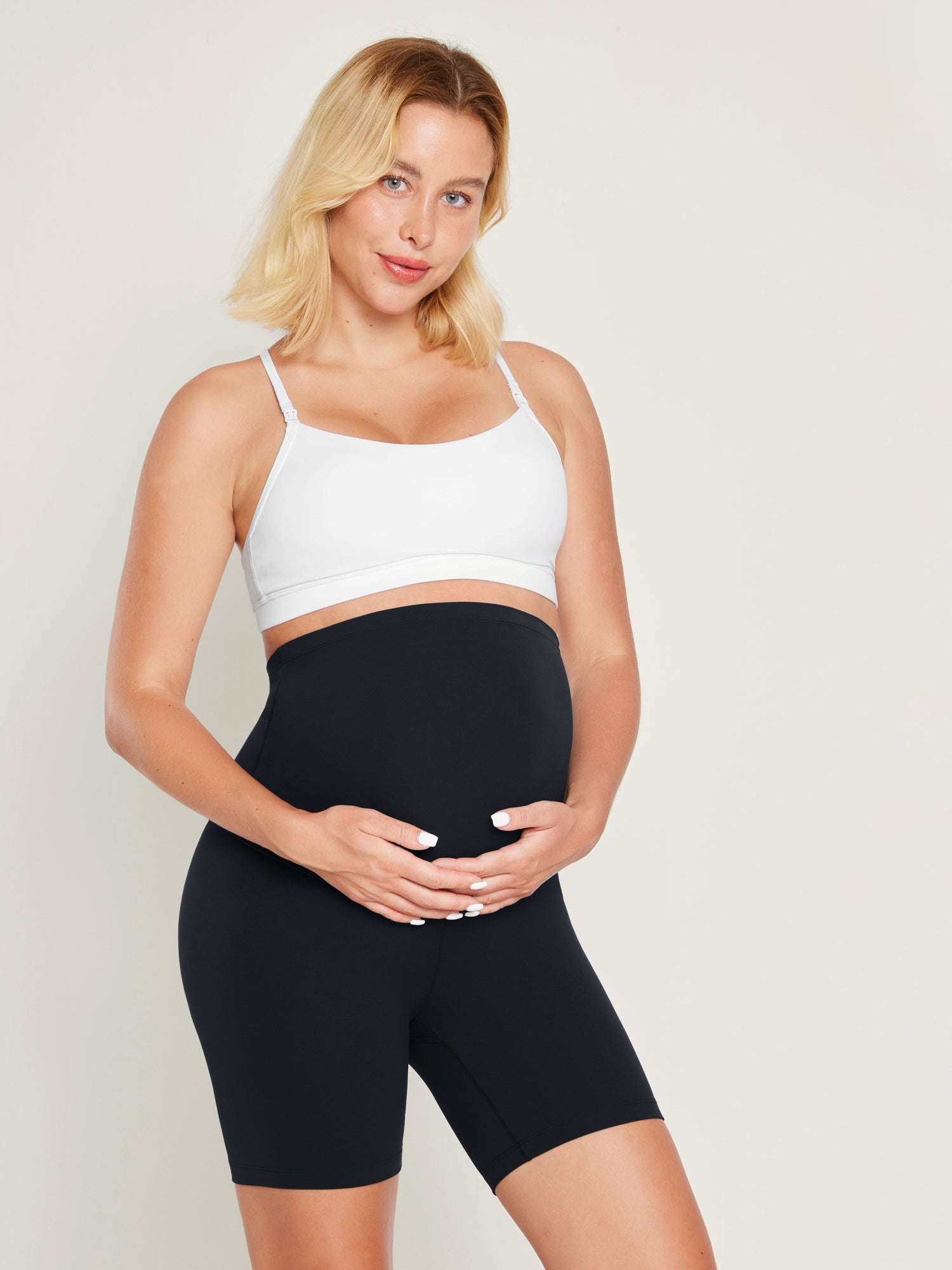 Natrelax® Maternity Leggings 6" - Super High Waist Black