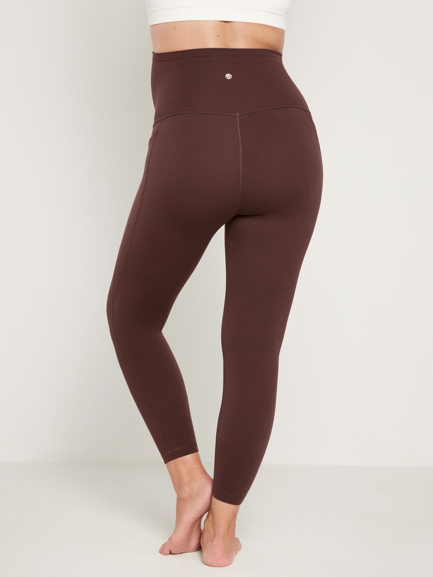 Natrelax® Maternity Leggings 25" - With Pockets Taupe