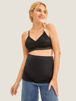Pregnancy Belly Band|Seamless Black