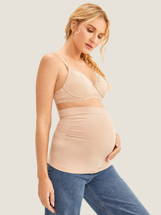 Pregnancy Belly Band|Seamless Beige