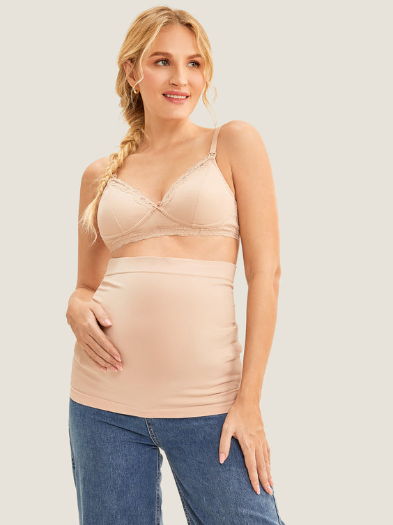 Pregnancy Belly Band|Seamless Beige
