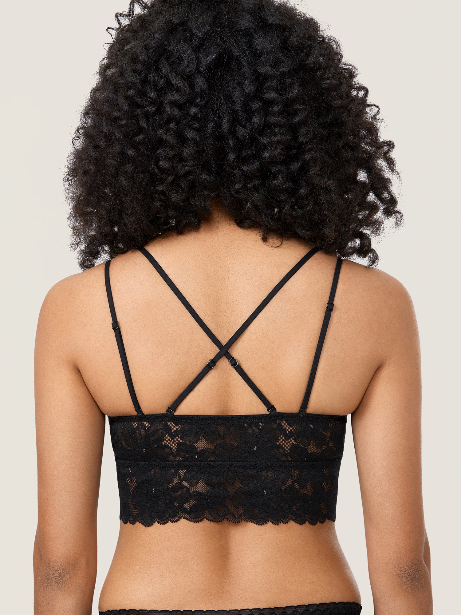 Never Boring Nursing Bralette Black