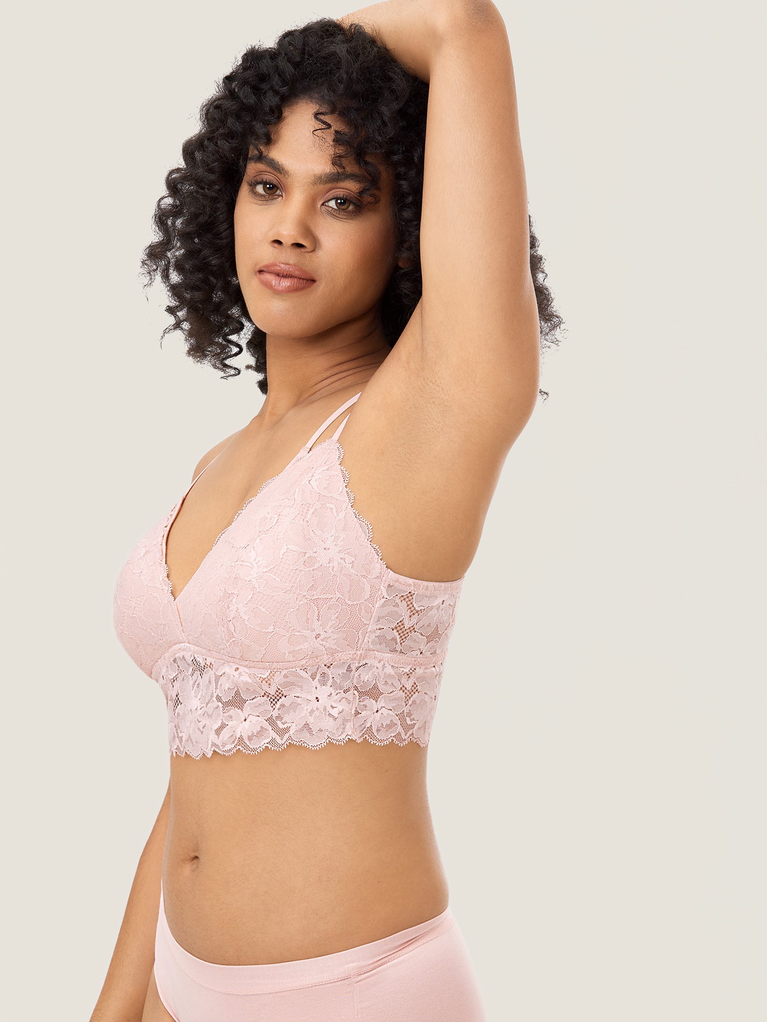 Never Boring Nursing Bralette Gentle Rose