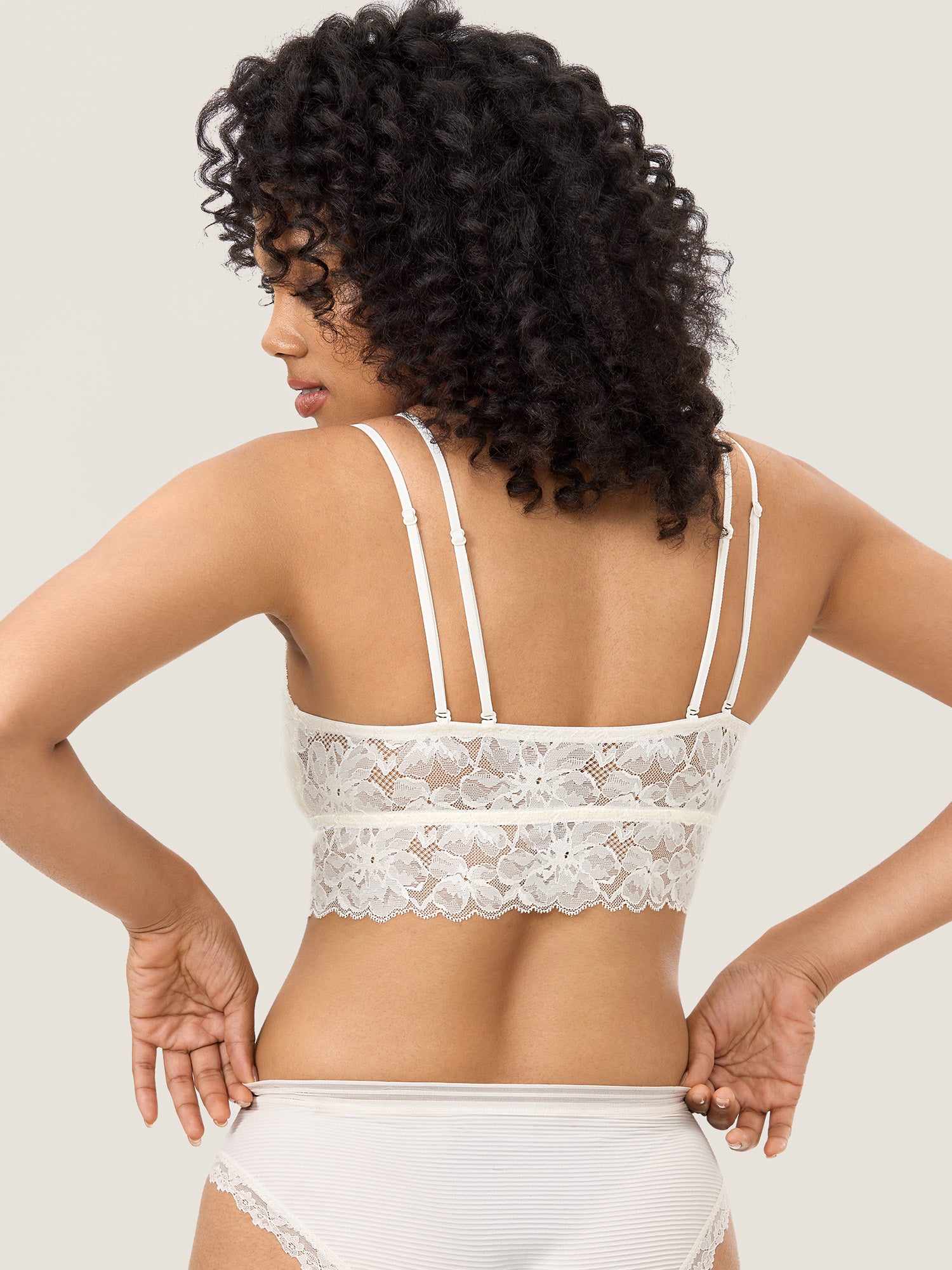 Never Boring Nursing Bralette Ivory