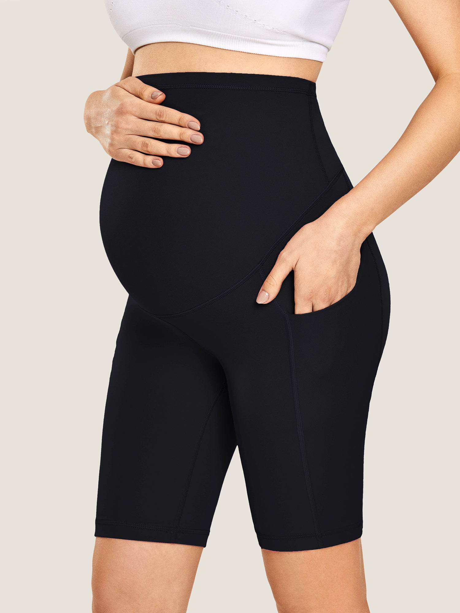 Stretch With You Maternity Bike Short Black