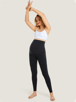 Ultra Soft Workout Maternity Leggings Black